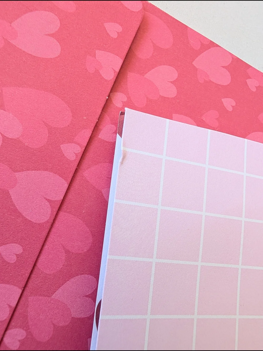 Valentine Heart Jar Greeting Card - Pink and Red